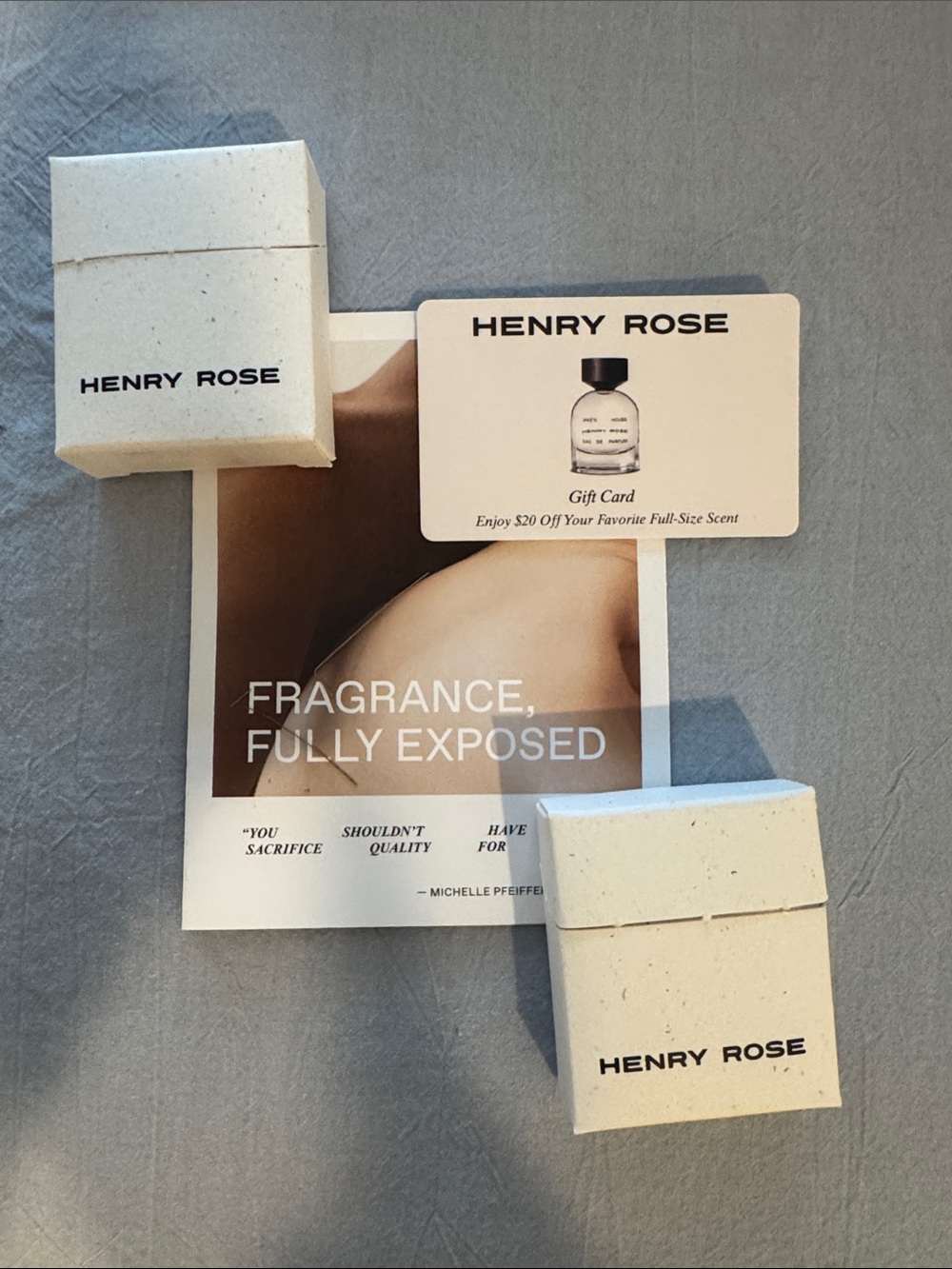 Henry rose fragrance full collection discovery set with $20 gift card